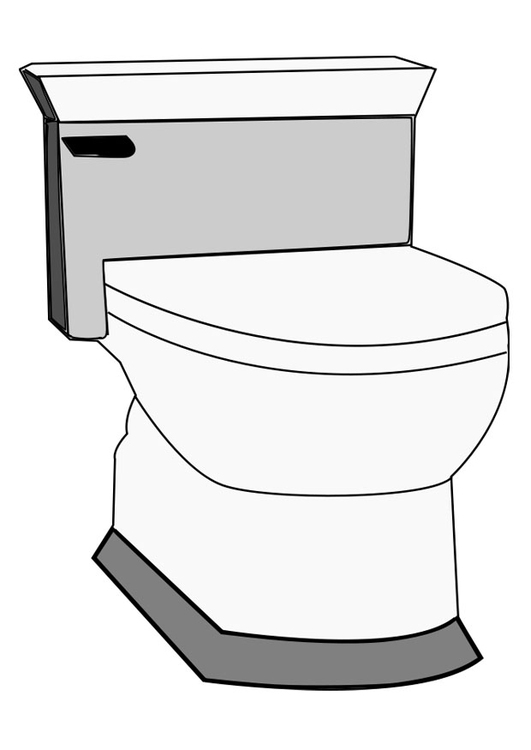Toilet coloring #11, Download drawings