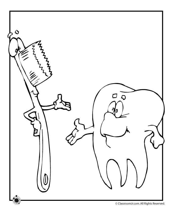 Toothbrush coloring #13, Download drawings