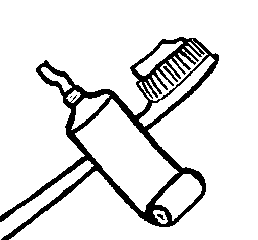 Toothbrush coloring #16, Download drawings