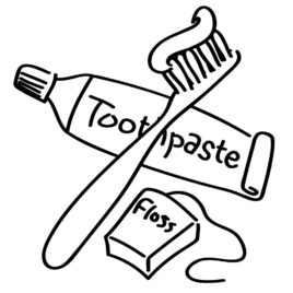 Toothbrush coloring #8, Download drawings