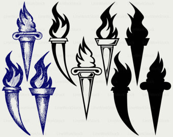 Torch svg #6, Download drawings