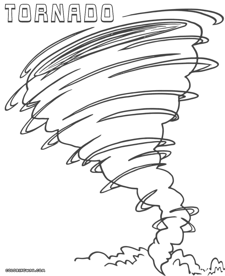 Tornado coloring #2, Download drawings