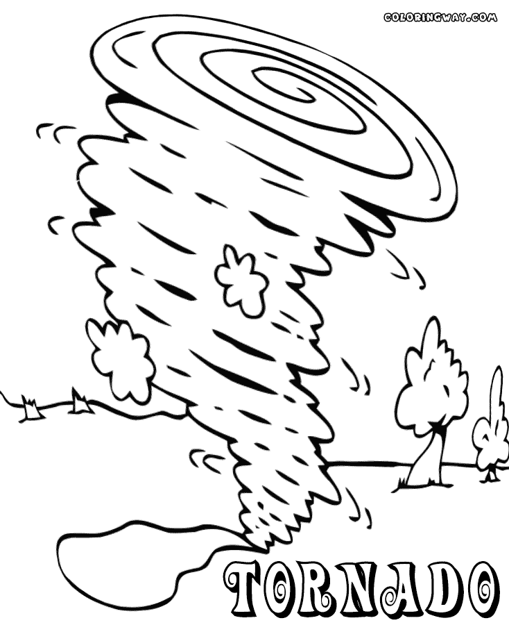 Tornado coloring #5, Download drawings