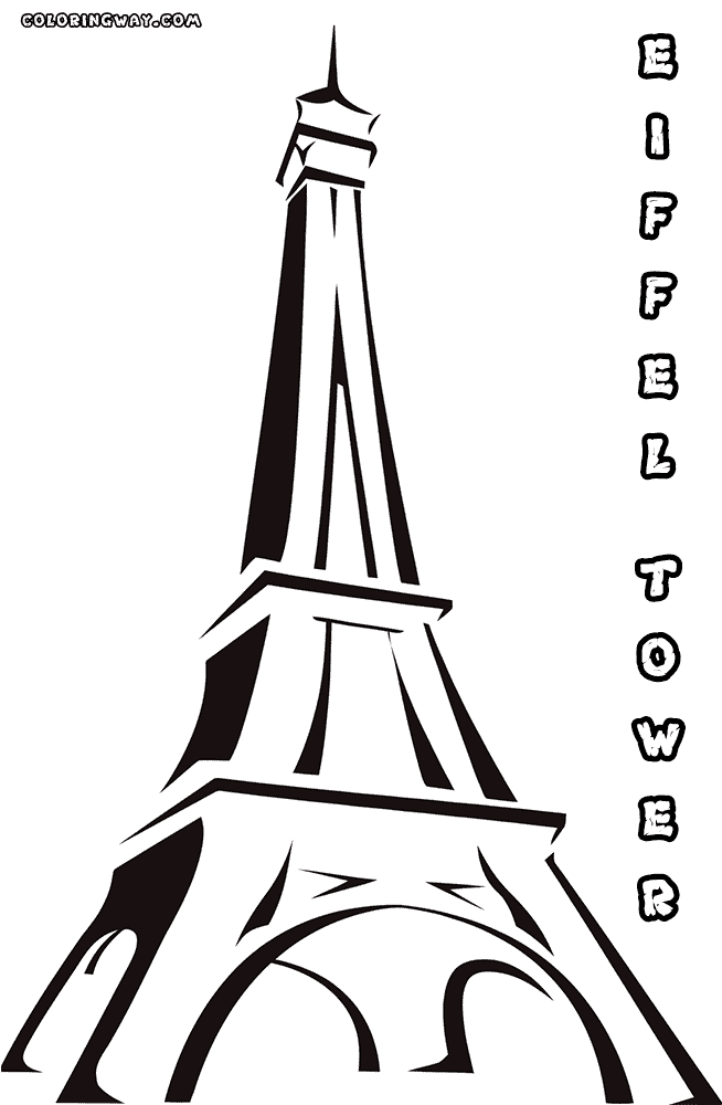 Tower coloring #19, Download drawings