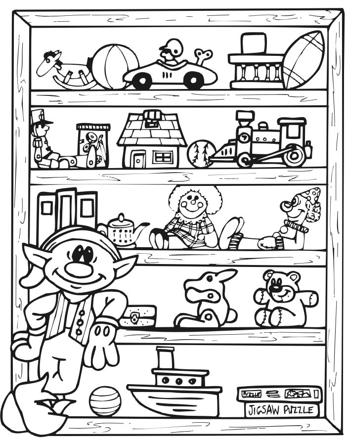 Toy coloring #5, Download drawings