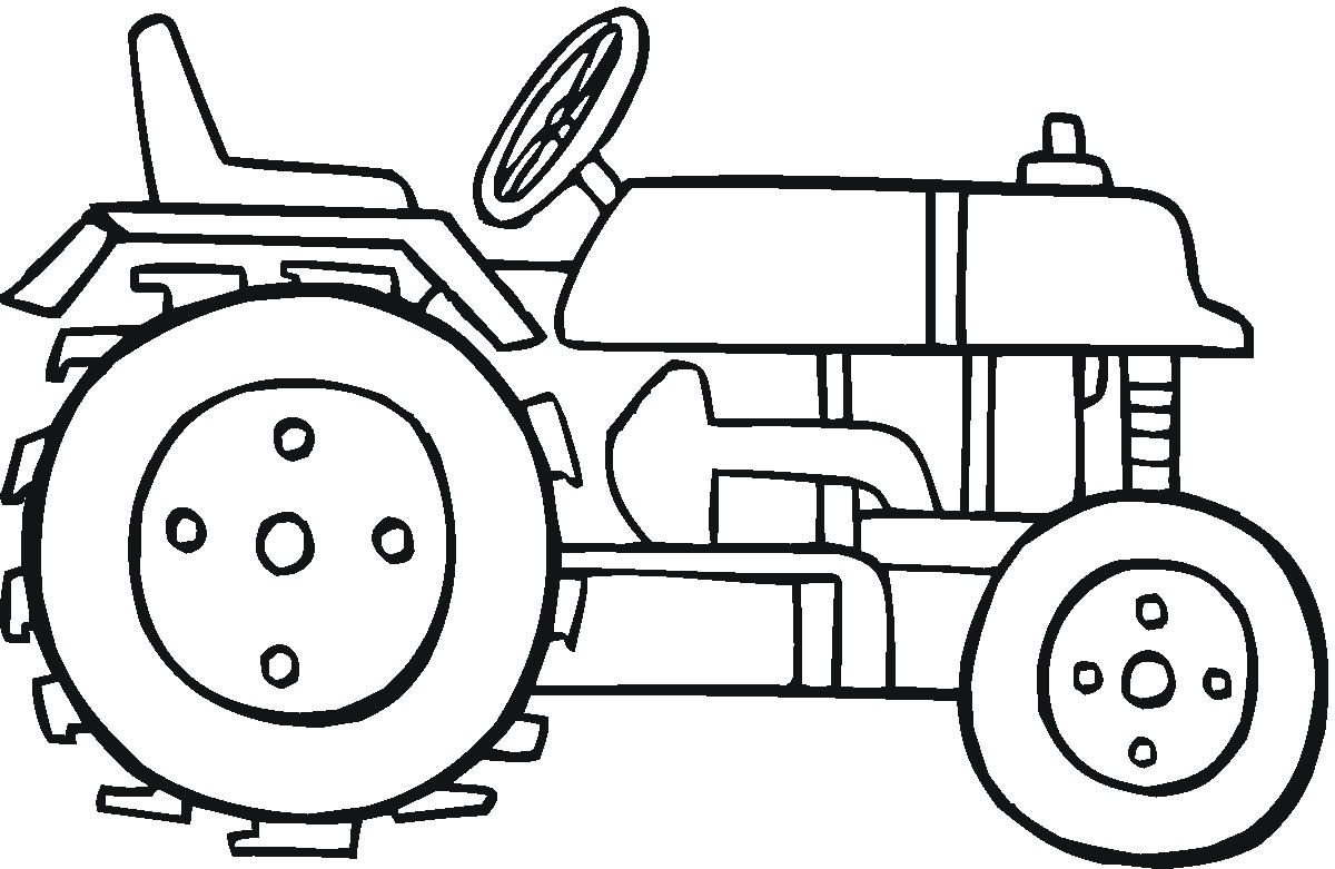 Tractor coloring #18, Download drawings