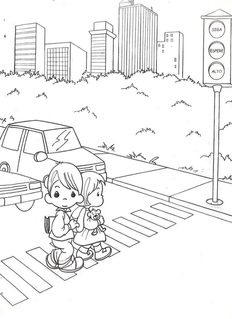 Traffic coloring #16, Download drawings