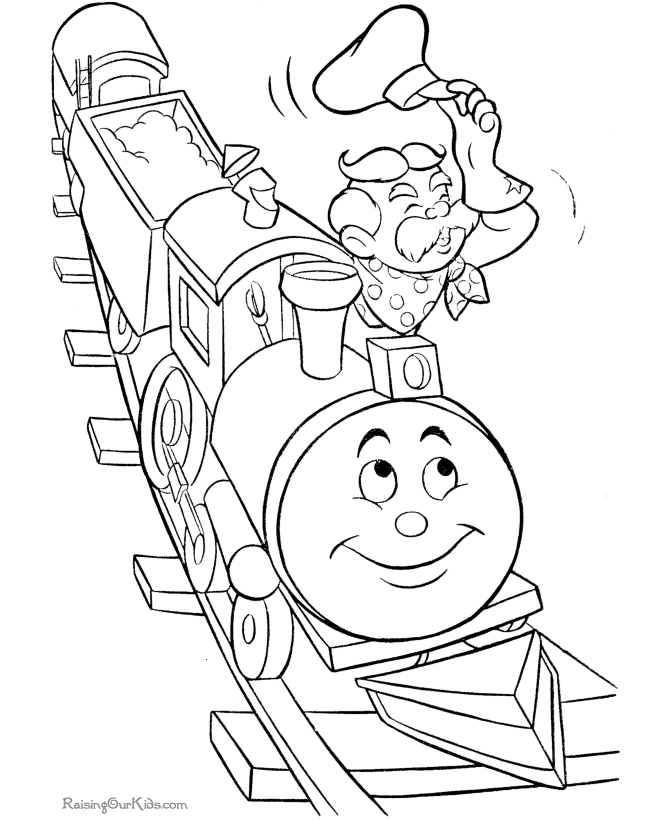 Train coloring #1, Download drawings