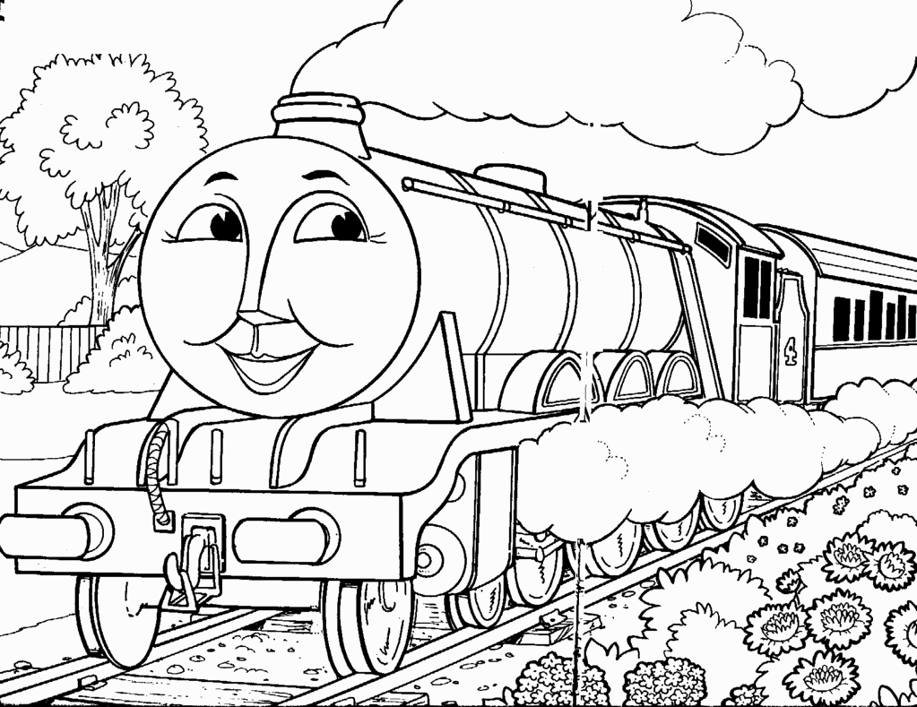 Train coloring #16, Download drawings