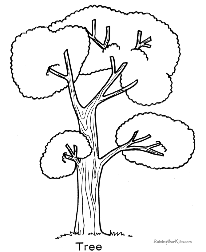 Tree coloring #12, Download drawings