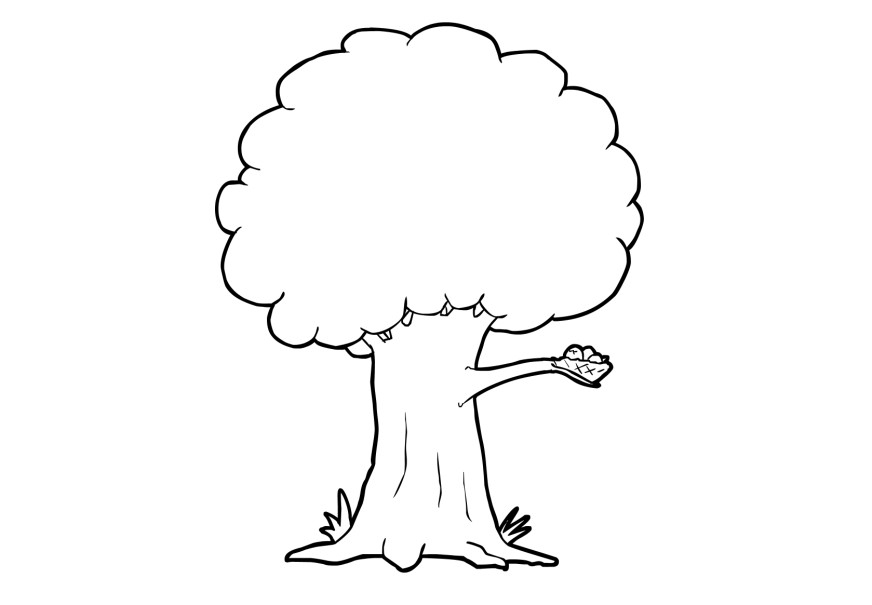 Tree coloring #11, Download drawings