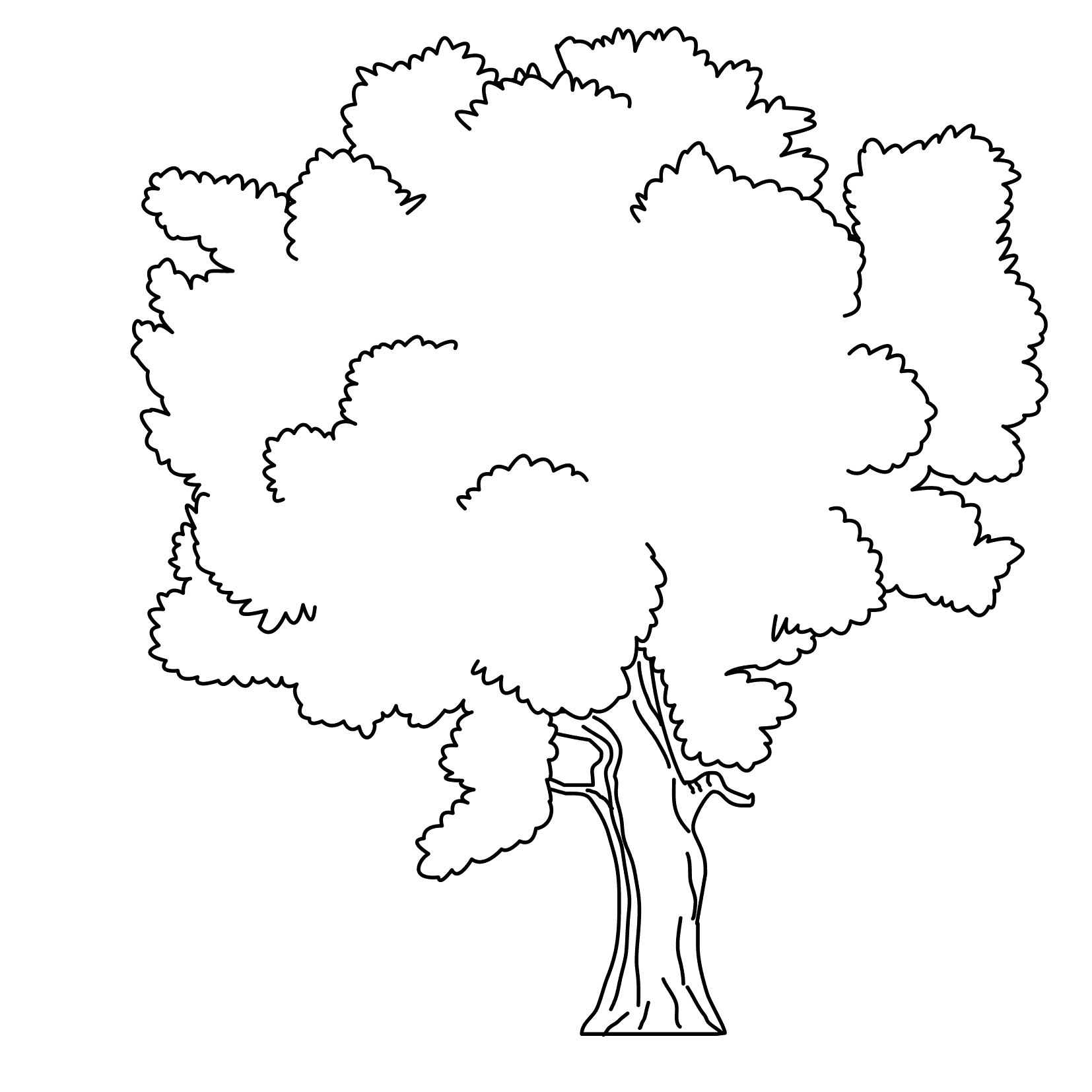 Tree coloring #9, Download drawings