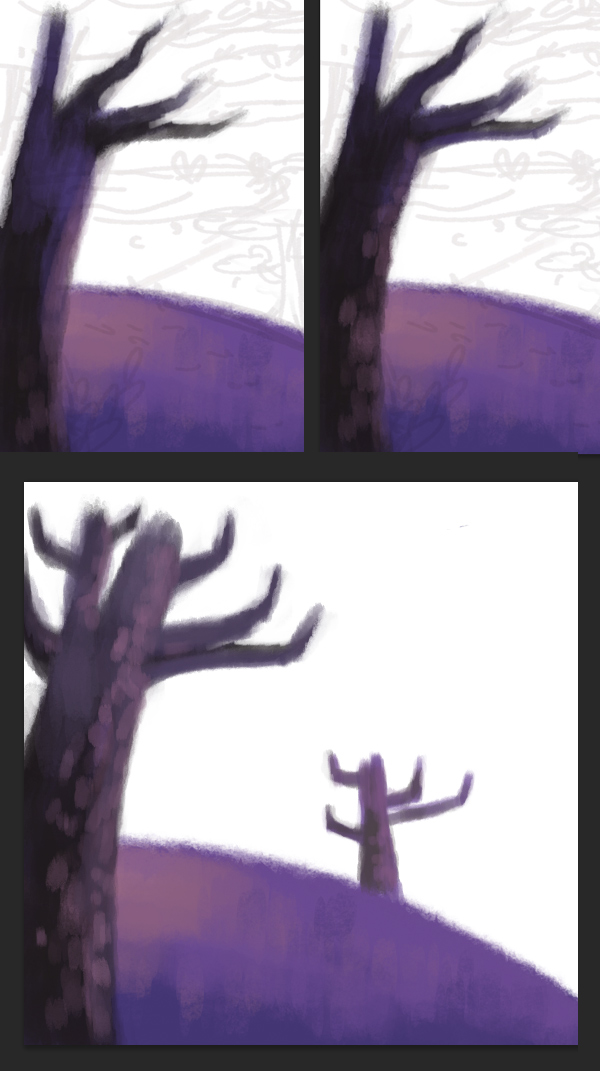 Tree In Dark Sky coloring #9, Download drawings