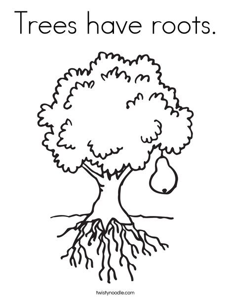 Tree Root coloring #18, Download drawings