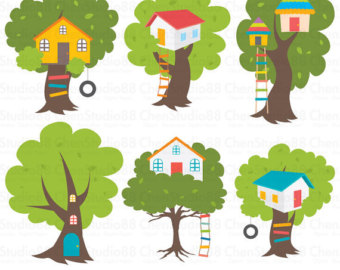 Treehouse clipart #1, Download drawings