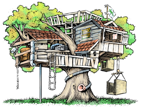 Treehouse clipart #7, Download drawings