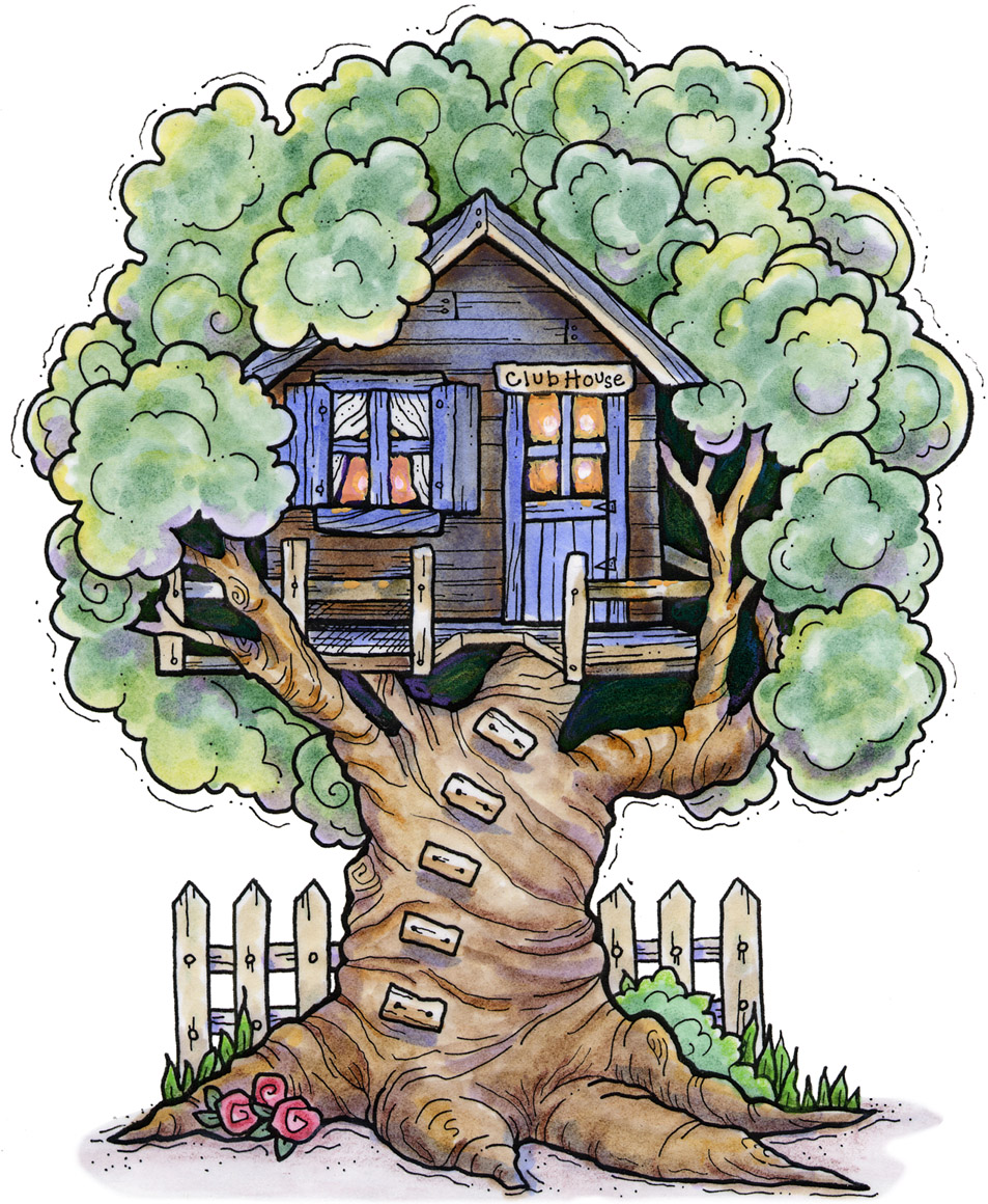 Treehouse clipart #4, Download drawings