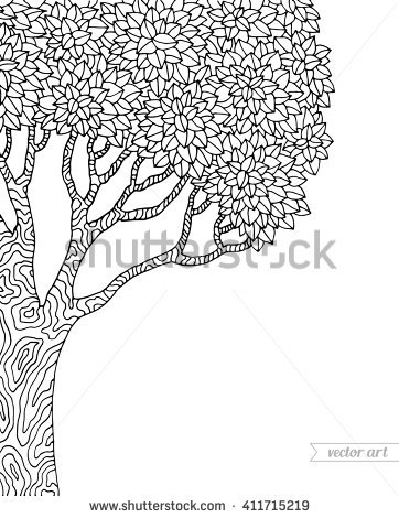 Tree-lined coloring #12, Download drawings