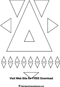 Triangle coloring #15, Download drawings