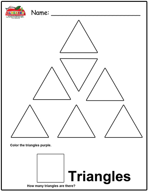 Triangle coloring #18, Download drawings