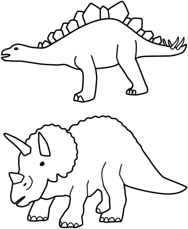 Triceratops coloring #13, Download drawings