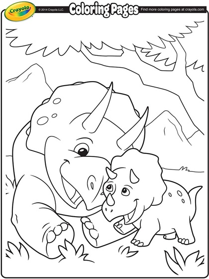 Triceratops coloring #11, Download drawings