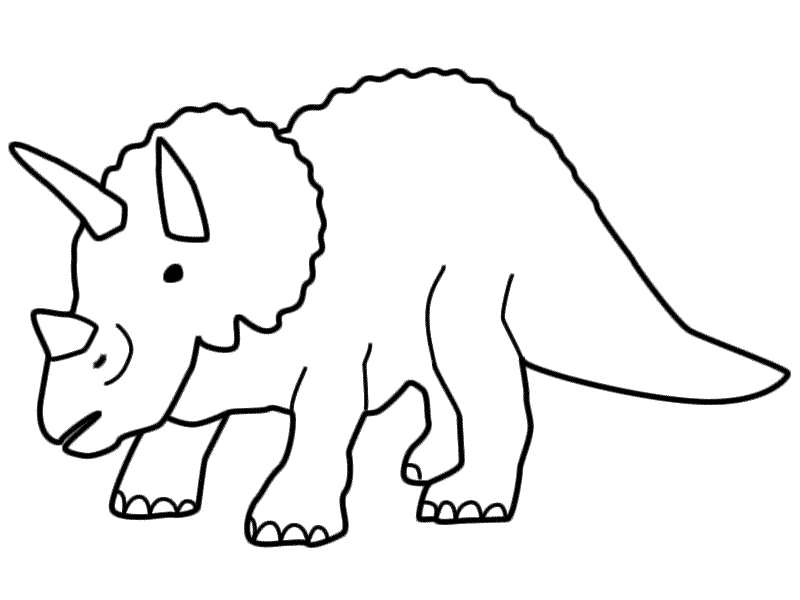 Triceratops coloring #19, Download drawings