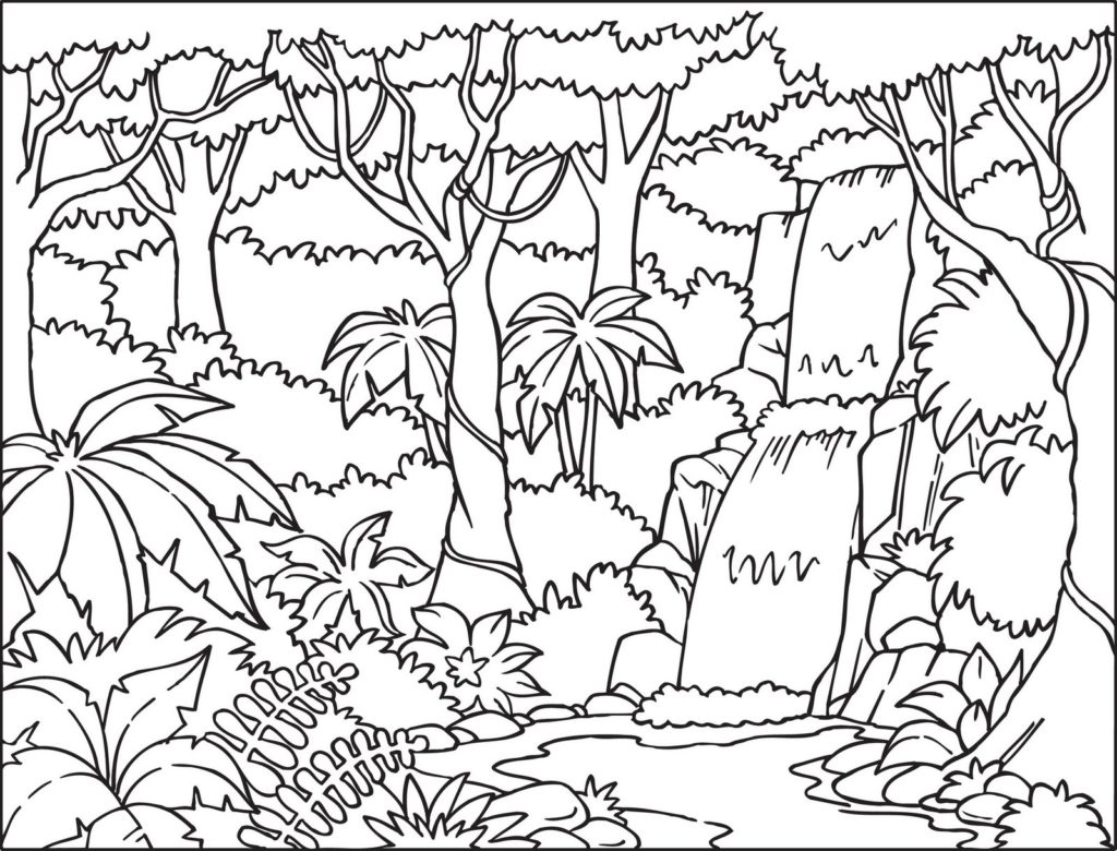 Tropical coloring #1, Download drawings