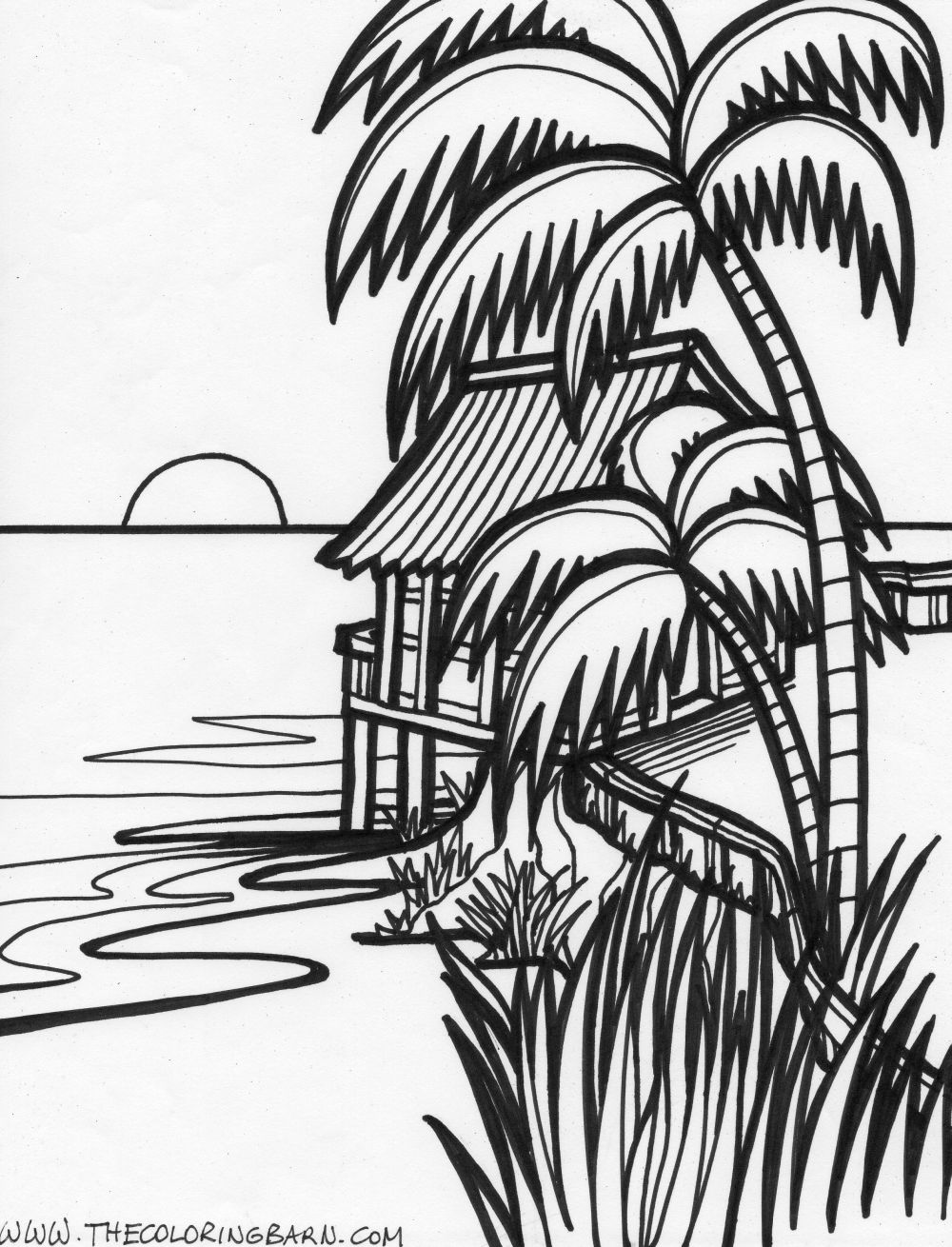 Tropical coloring #6, Download drawings