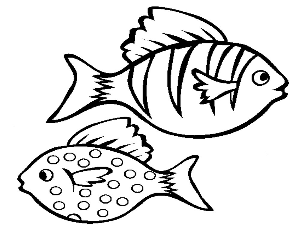 Tropical Fish coloring #20, Download drawings