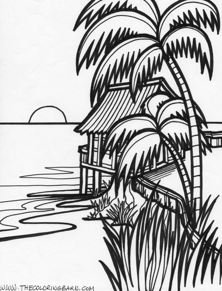 Tropics coloring #7, Download drawings