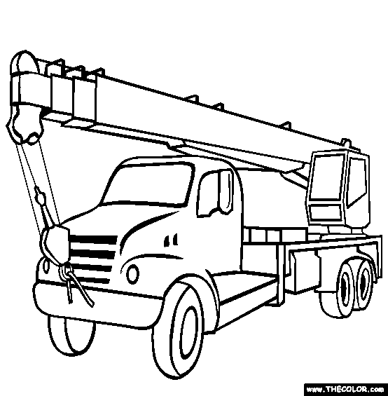 Truck coloring #1, Download drawings