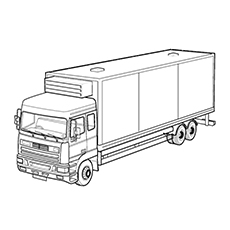 Truck coloring #8, Download drawings