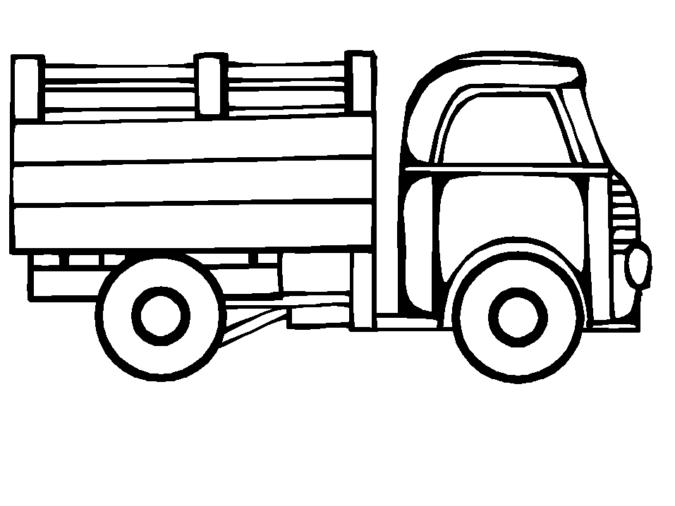 Truck coloring #15, Download drawings