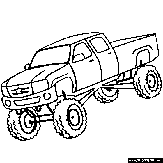 Truck coloring #16, Download drawings