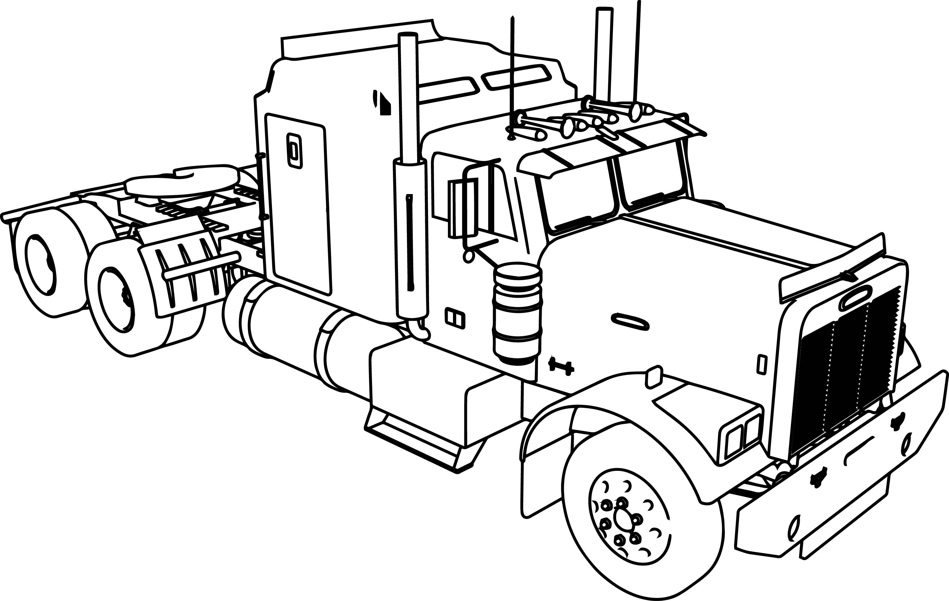 Truck coloring #19, Download drawings