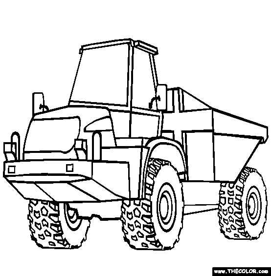 Truck coloring #3, Download drawings
