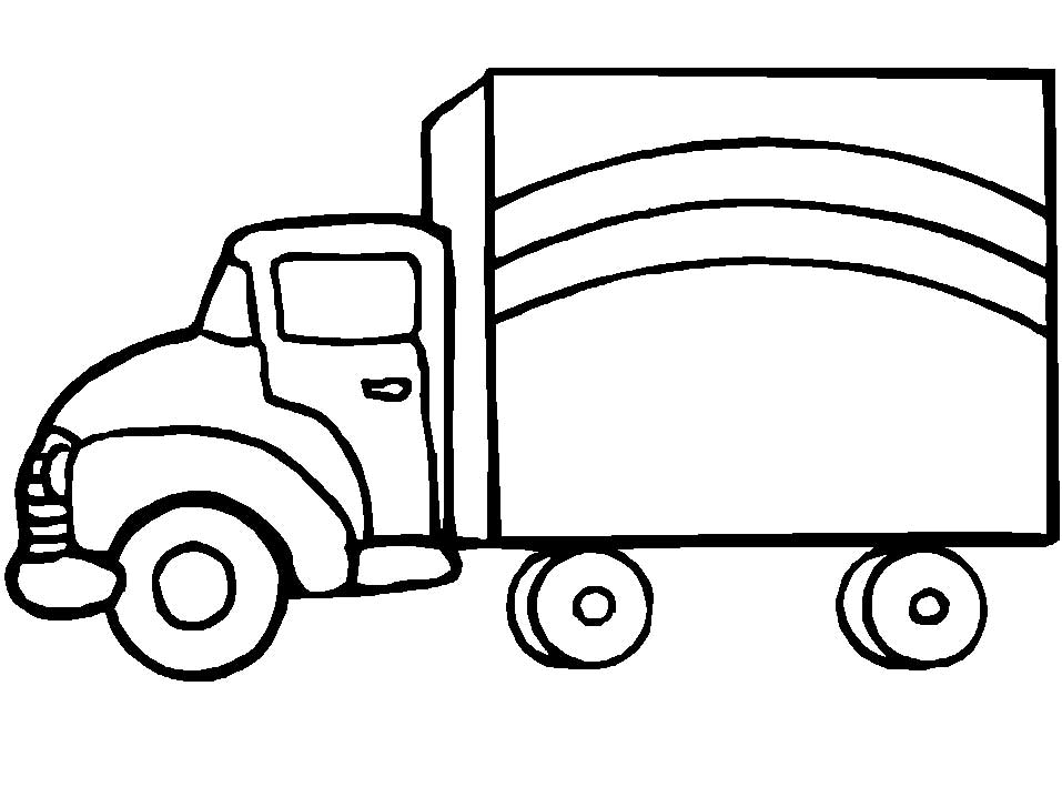 Truck coloring #20, Download drawings