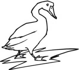 Tundra Swan coloring #1, Download drawings