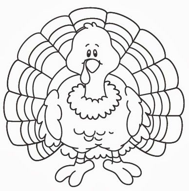 Turkey coloring #2, Download drawings