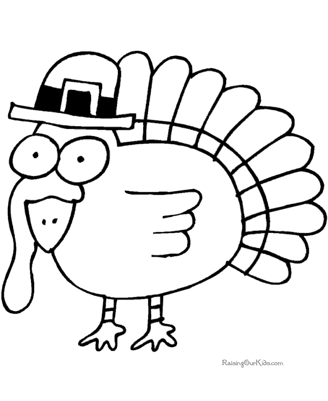 Turkey coloring #6, Download drawings