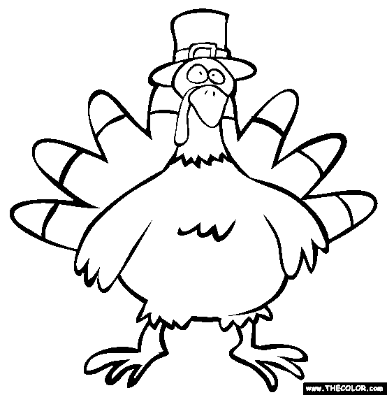 Turkey coloring #17, Download drawings