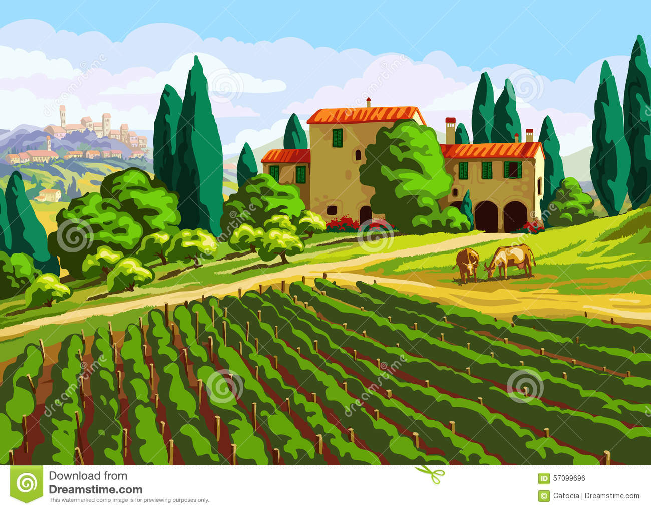 Tuscany clipart #12, Download drawings