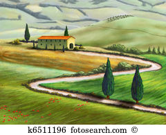 Tuscany clipart #3, Download drawings