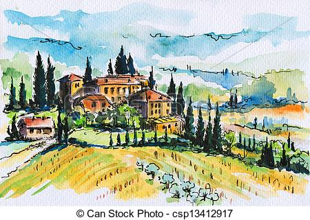 Tuscany clipart #16, Download drawings