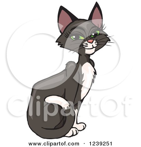 Tuxedo Cat clipart #6, Download drawings