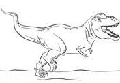 Tyrannosaurus Rex coloring #2, Download drawings