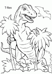 Tyrannosaurus Rex coloring #11, Download drawings