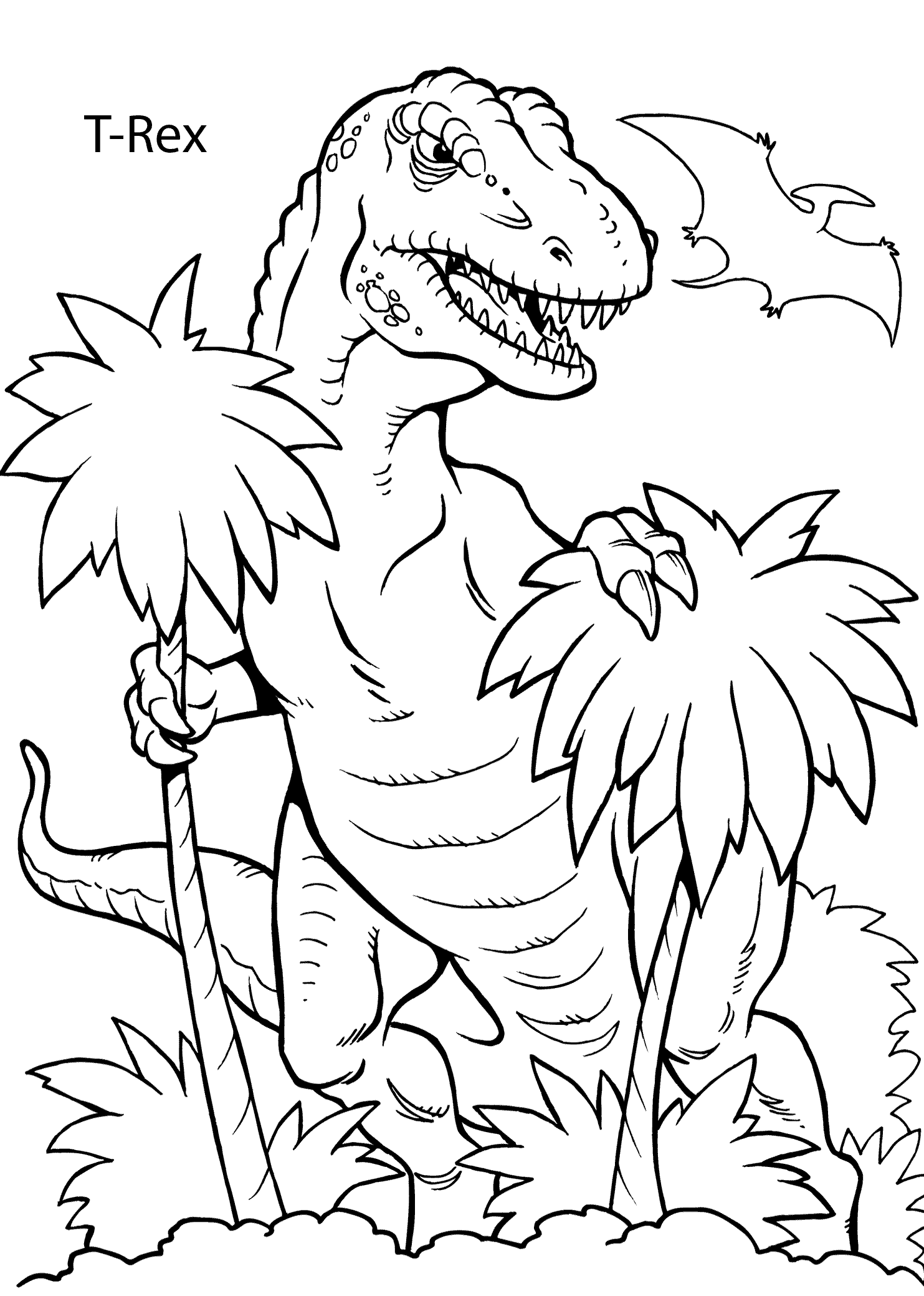 Tyrannosaurus Rex coloring #4, Download drawings