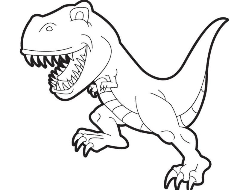 Tyrannosaurus Rex coloring #7, Download drawings